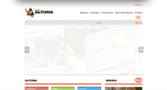 Desktop Screenshot of altuna.es